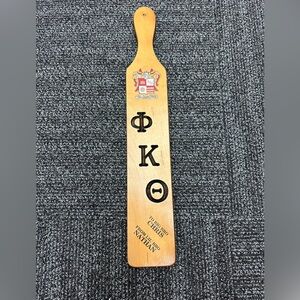 1958 Theta Kappa Phi 22" FRATERNITY
Wood PADDLE Omega